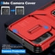 thumbnail image 4 of Funda Armada para Motorola Moto G Power 2023 con Tapa Deslizante y Soporte Magnético Giratorio Rojo, 4 of 5