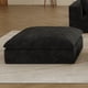 thumbnail image 1 of Cloud Sofa,Corduroy Fabric,Deep Seat Couches,Double-layer design,Removable Cushion,No Assembly, DIY Combination for Living room, Bedroom,Conference room ,Apartment,Black, 1 of 3
