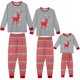 thumbnail image 1 of INSPIRE CHIC Conjunto de Pijama de Navidad con Estampado de Ciervo de Manga Larga para la Familia con Pantalones de Cintura Elástica Mujer S Rojo, 1 of 6