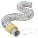 thumbnail image 1 of Conducto flexible aislado de 6 pulgadas R-4.2 de 25 pies con 2 abrazaderas VEVOR, 1 of 3
