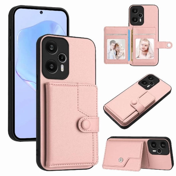 FOXDOCK Funda para Xiaomi Redmi NOTE12 TURBO con Bloqueo RFID - Diseño Elegante con Cierre de Botón