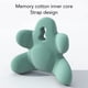 thumbnail image 2 of M Buder Almohada Lumbar Ergonómica de Memory Foam – Verde, Cojín para Silla de Oficina y Asiento de Auto con Diseño de Cintura y Respaldo, 2 of 10