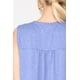 thumbnail image 4 of Blusa Tipo Túnica sin Mangas con Ribete de Encaje y Dobladillo Redondo, 4 of 5