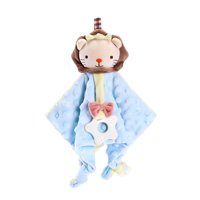 Bothyi - Manta De Seguridad Para Bebé Con Etiquetas, Juguete Encantador Para Niñas, Recién Nacidos, Niños Pequeños, León