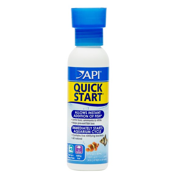 Bacterias nitrificantes para acuarios API QUICK START, botella de 120 ml
