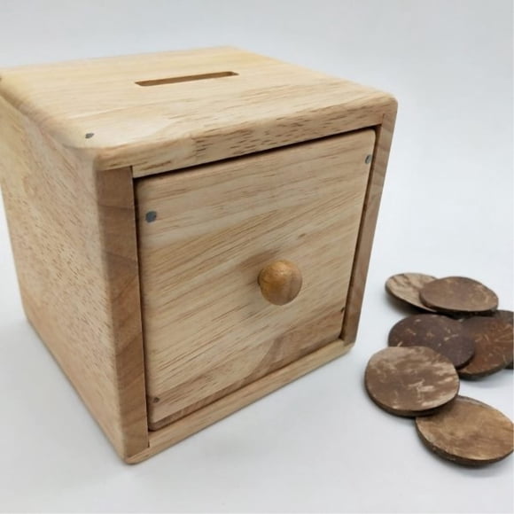 Buzón de discos Montessori de juguete QTOYS AUSTRALIA para niños