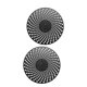 thumbnail image 3 of Generic Coche Aire Acondicionado Parabrisas Universal 2 Piezas Para Coche Camión Redondo, 3 of 5
