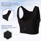 thumbnail image 4 of Top Corto Reversible Para Ejercicio Con Canalé En Negro Talla M, 4 of 7