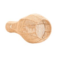 Magideal - Pantalla De Cuerda De Papel, Pantalla Bohemia, Accesorio De Iluminación Rústico, Pantalla De Lámpara Colgante Para Restaurante, Dormitorio, Cafetería,