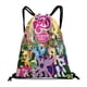 thumbnail image 1 of Mi Pequeño Pony Mochila de Cuerdas para Deportes y Gimnasio, Bolsa de Cuerdas Resistente al Agua, Bolsa Cinch, 30×40cm, 1 of 6