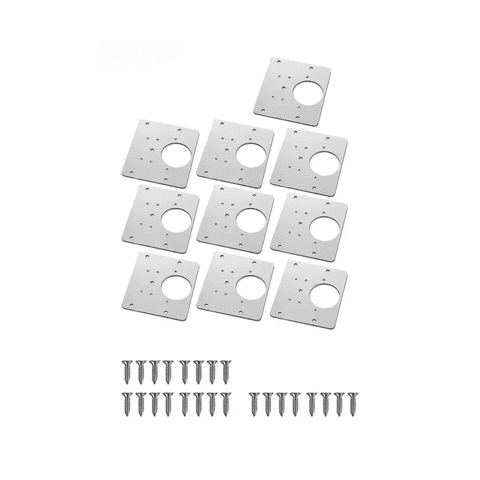 Importclick - Set 10 Placas Reparación Bisagra Puerta Armario Mueble