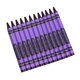 thumbnail image 1 of Recambio de crayones Crayola Bulk School, violeta y morado, 12 unidades, 1 of 2