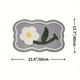 thumbnail image 1 of 1pc, Absorbent Flower Bath Mat - Non-Slip Indoor Floor Mat for Shower Room, Toilet, and Home Decor, 1 of 5