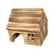 thumbnail image 3 of Casa de hámster de madera casa de madera cabaña de juguete decoración de hábitat de decoración de hábitat suministros refugio para mascotas para ratón S, 3 of 5