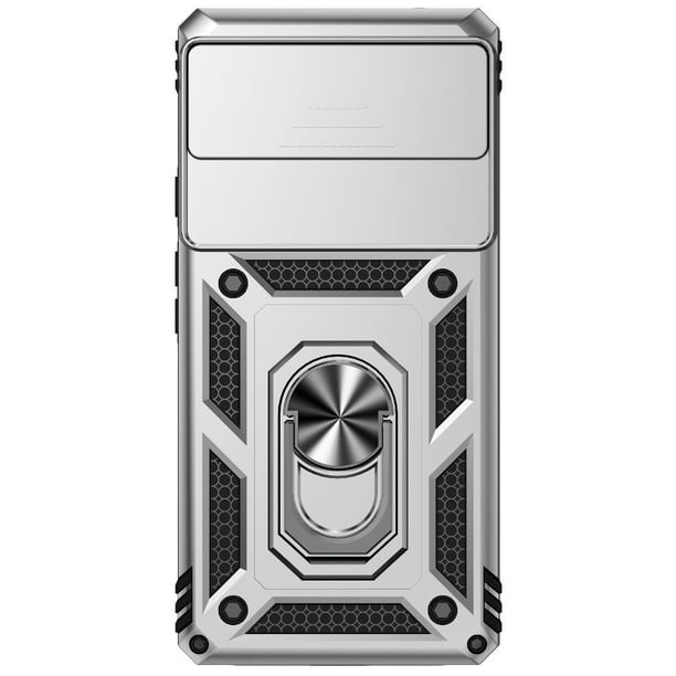 Estuche GANGXUN para Google Pixel 6A, soporte giratorio 360°, estilo mecánico y magnético