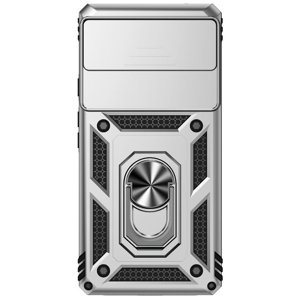 Estuche Gangxun Para Google Pixel 6A, Soporte Giratorio 360°, Estilo Mecánico Y Magnético