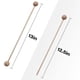 thumbnail image 3 of Varillas de Madera Zxmissu 30 cm 1/4" + Tapas – Pack de 25, 3 of 7