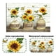 thumbnail image 4 of Pintura de girasol para dormitorio, baño, pintura sin marco, arte rural, pintura decorativa moderna y sencilla para sala de estar., 4 of 5