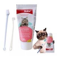 Defensor - Pasta De Dientes Con 2 Cepillos Para Gatos Sabor Queso