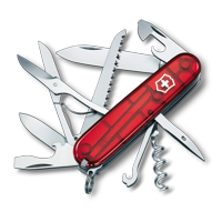 Navaja Huntsman Color Rojo Translúcido Victorinox