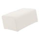thumbnail image 5 of Stretch Ottoman Puf Cover Reposapiés Taburete Slipcover Protector Blanco, 5 of 5