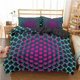 thumbnail image 1 of Honeycomb Duvet Cover Set for Boys ed Bedding Polyester Cool Style Double Quilt Cover for Adult, 1 of 5