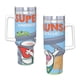 thumbnail image 4 of Superbuns Vaso aislado de acero inoxidable con asa, diseño temático, regalo para familia, amigos y fans; incluye pajita y encaja en el portavasos estándar, 40 oz, 4 of 6