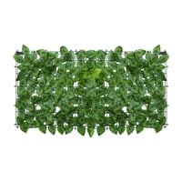 Ioensy - Valla De Privacidad Artificial, Pantalla De Pared, Telón De Fondo De Vegetación Sintética Para Patio, Jardín, 50X100Cm
