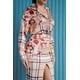 thumbnail image 4 of Conjunto de Blusa y Falda de Satén Color Topo M, 4 of 5