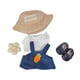 thumbnail image 1 of Ropa De Muñeca De Peluche De 17cm, Disfraces Cómodos, Conjunto De Sombrero De Zanahoria Elegante, 1 of 3