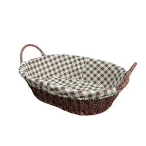 Oem - Cesta Panera Tejida Cesta De Pan Ovalada 25X8Cm