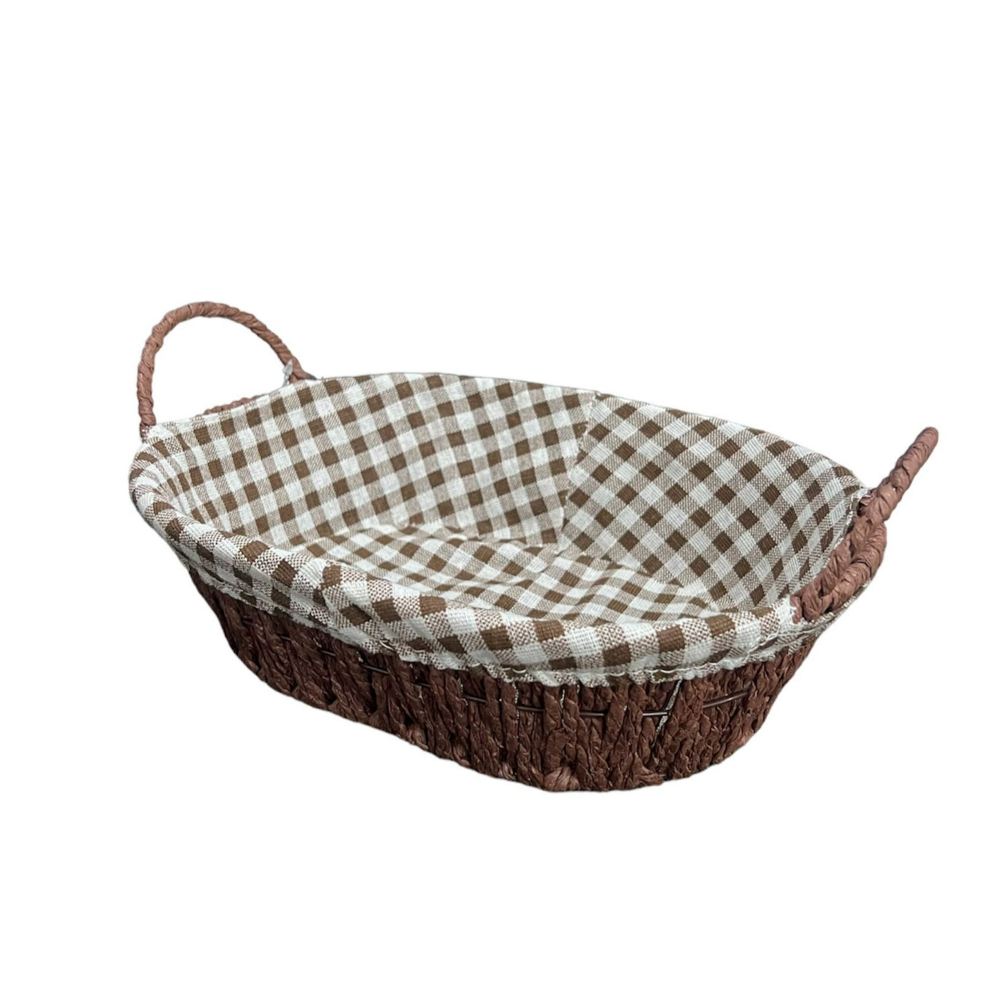 Oem - Cesta Panera Tejida Cesta De Pan Ovalada 25x8cm