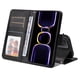 thumbnail image 5 of Funda Billetera para Xiaomi Poco F5 Pro con Porta Tarjetas y Soporte Ajustable Negro, 5 of 5