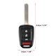 thumbnail image 3 of Unique Bargains Mando a distancia para entrada sin llave 433Mhz para Honda Civic LX 2016-2020 MLBHLIK6-1TA, 3 of 4