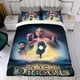 thumbnail image 4 of En tus sueños Conjunto de sábanas temático, trío de piezas, cómodo y amigable con la piel, diseño único, regalo de decoración para el hogar para familiares, amigos y fans, 90 cm * 190 cm, 4 of 6