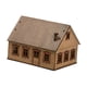 thumbnail image 2 of 1/72 Kits De Construcción De Modelos De Casas Escena De Arquitectura Para Dise?o De Micro Paisaje Estilo C, 2 of 5