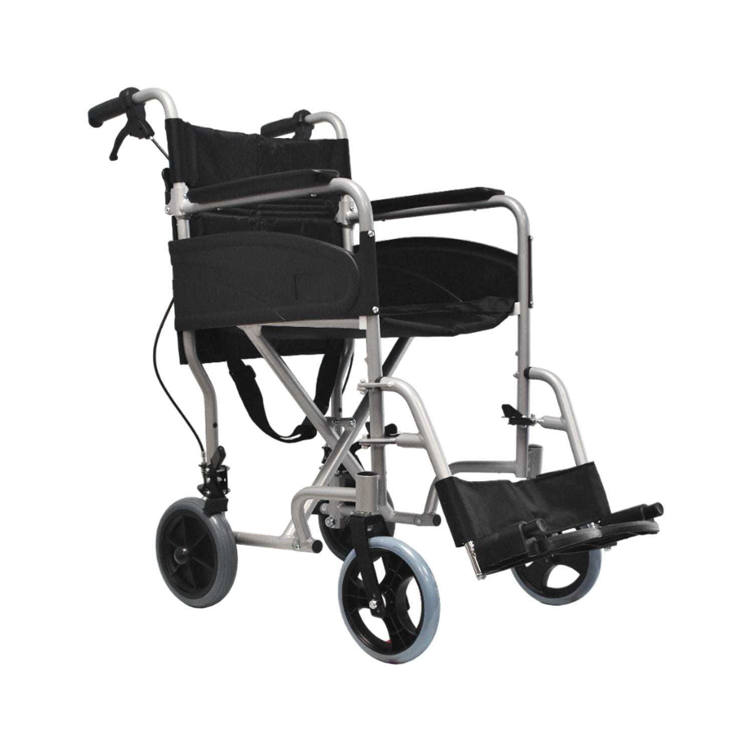 Glomed - Silla De Ruedas De Traslado Estándar Liviana Negro