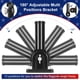 thumbnail image 5 of Soporte para asta de bandera HPGOED 2,5 cm 1\" negro ajustable, 5 of 6