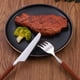 thumbnail image 5 of XmhyTop cubiertos de, acero inoxidable, muy adecuados para trajes de filete,Marrón, 4 Piezas cucharas de comida, 5 of 5