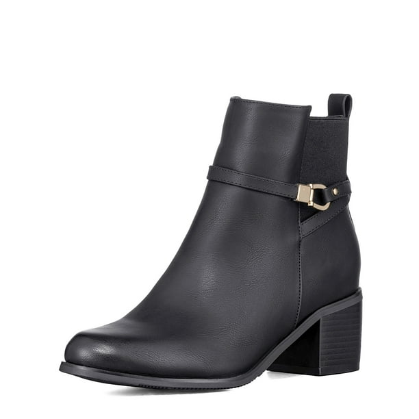 Botin Casual Mujer De Moda Vintage Tacon Grueso Weide ZS66