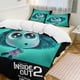 thumbnail image 3 of 3 Piece Bedding SetInside Out Comforter Set for Kids Boys Teen Tween 3D Lightweight Microfiber Bedding Sets, 3 of 5