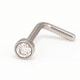 thumbnail image 1 of Piercing Nostril Tipo L Titanio Astm F136 20g 2mm Nariz, 1 of 3