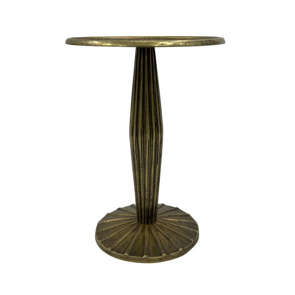 Mesa lateral auxiliar para bebidas TUP THE URBAN PORT de 43 cm con acabado de latón antiguo