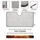 thumbnail image 2 of Hombre Flash Parasol para Parabrisas Delantero Protector Plegable, Visera Solar para Auto Bloquea Rayos UV Mantiene tu Vehículo Fresco140cm*76cm, 2 of 6