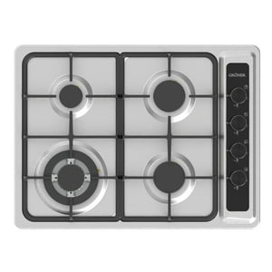 Groner - Encimera A Gas Inox Xs 4Q