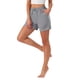 thumbnail image 4 of INSPIRE CHIC Pantalones Cortos de Pijama de Punto de Algodón para Mujer Ropa de Descanso Suave con Cintura Elástica Ajustable y Bolsillos XL Gris, 4 of 6