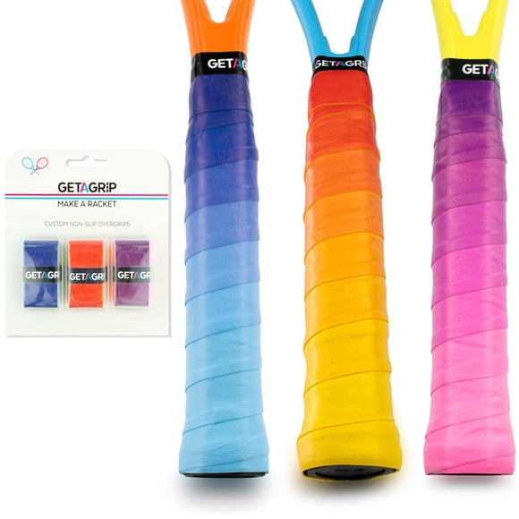 Sobregrips para raqueta Get A Grip - Pack de 3 antideslizantes