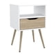 thumbnail image 1 of Velador 1 Cajon 40x63x35 Cm Fm-015b - Blanco / Café Claro, 1 of 8