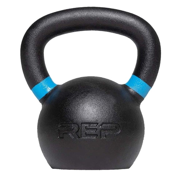 Kettlebell REP de 12 kg de hierro fundido para entrenamiento de fuerza
