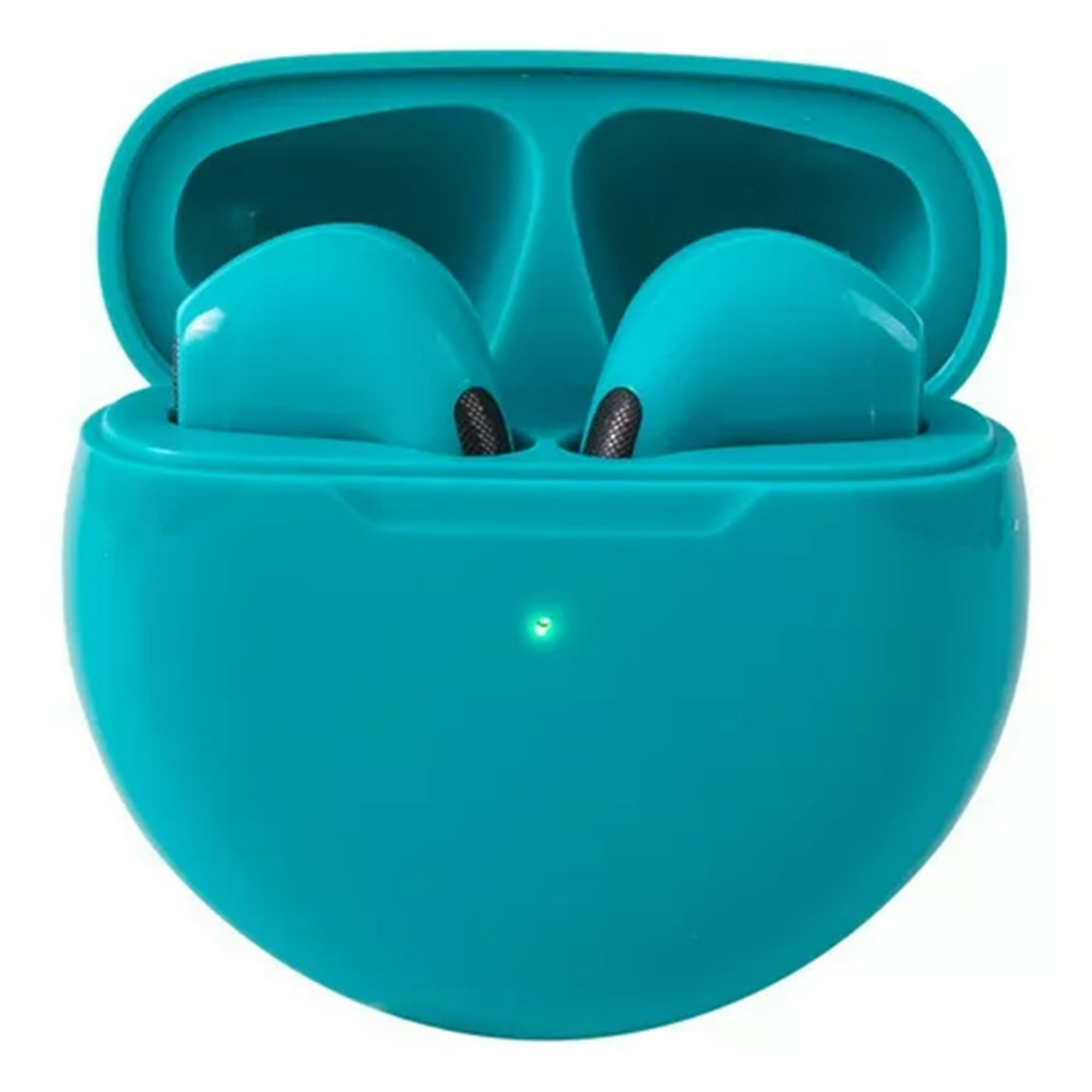 Veat00l - Audífonos Inalámbricos Bluetooth Pro6 5.0 20 H De Batería De Larga Duración Compactos Y Portátiles Cancelación Inteligente Del Ruido Diseño Magnético Indicador Luminoso De Dos Colores